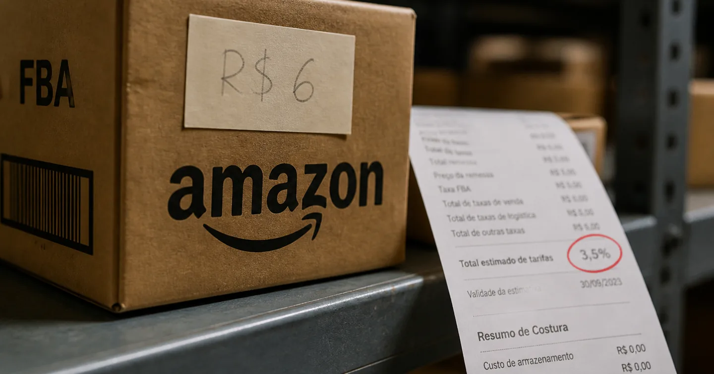 Experimente FBA 3.0: R$ 6 de logística e 3,5% em Ads — vale em 2026?